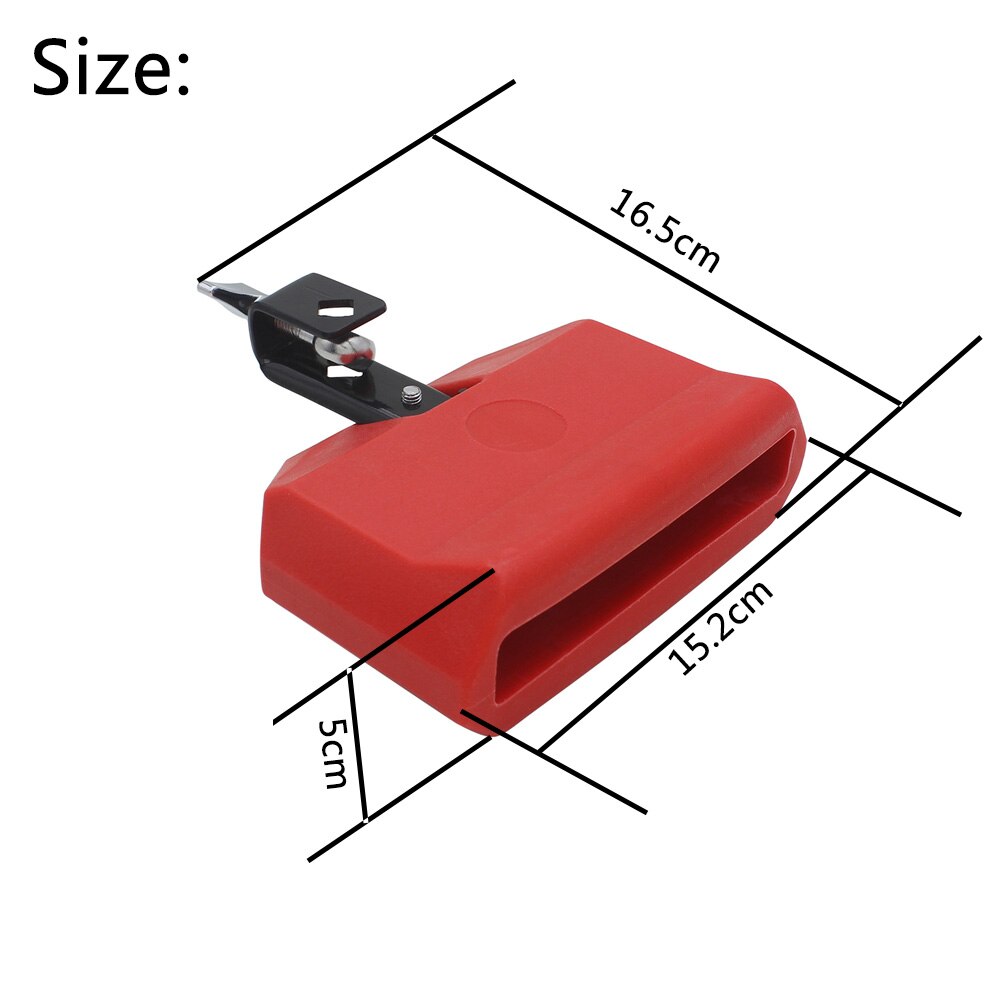 Cow Bell Noise Maker with Mallet Cowbell for Drum Set Percussion Instrument Music Education Tool for Cheering Alerting Sporting