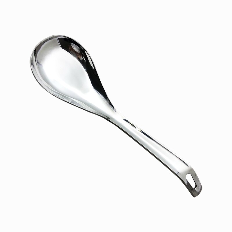 9 '' iso keittolusikka ruostumattomasta teräksestä puuro lusikka iso pöytä riisi lusikat ruokailuvälineet keittiö kauha ravintola julkinen buffet lusikat
