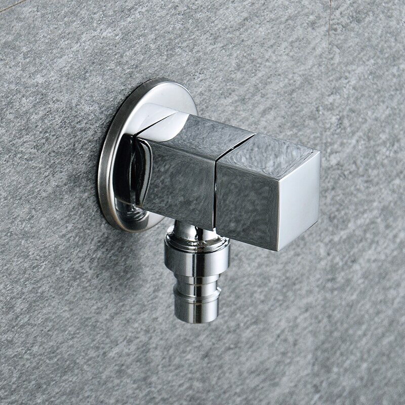 Universal Square Valve and Cold Water Angle Valve Bathroom Accessories Water Filling Valves for Sinks