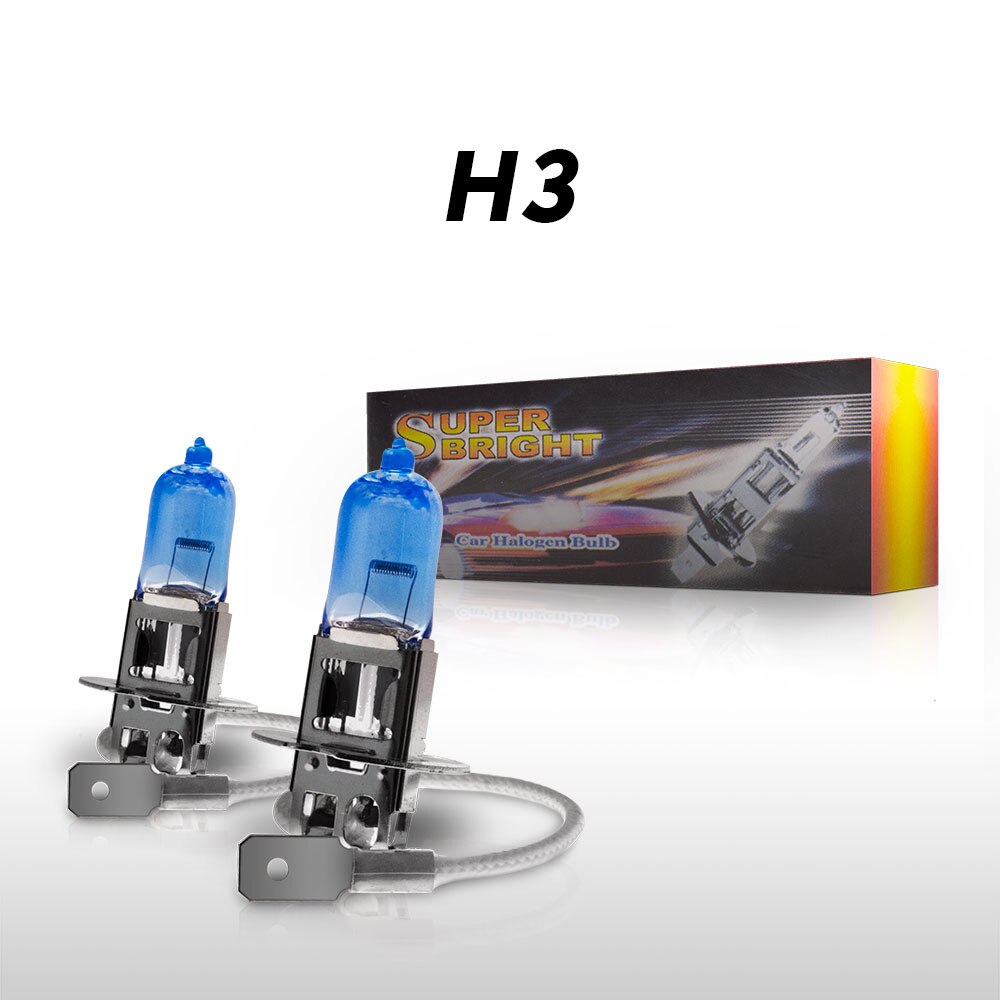 H3 Halogeen Lampen 100W Lamp Voor Auto 'S Wit Licht Super Heldere