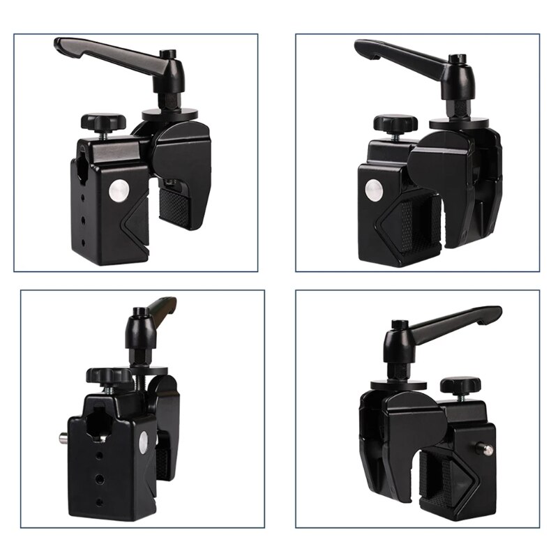 Zware Metalen Klem Beugel Klemmen Betrouwbare Stand Houder Voor Slr Camera Hold