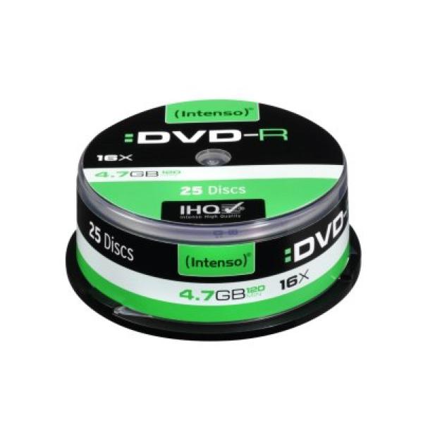 DVD-R INTENSO 4101154 16x4.7 GO 25 pièces