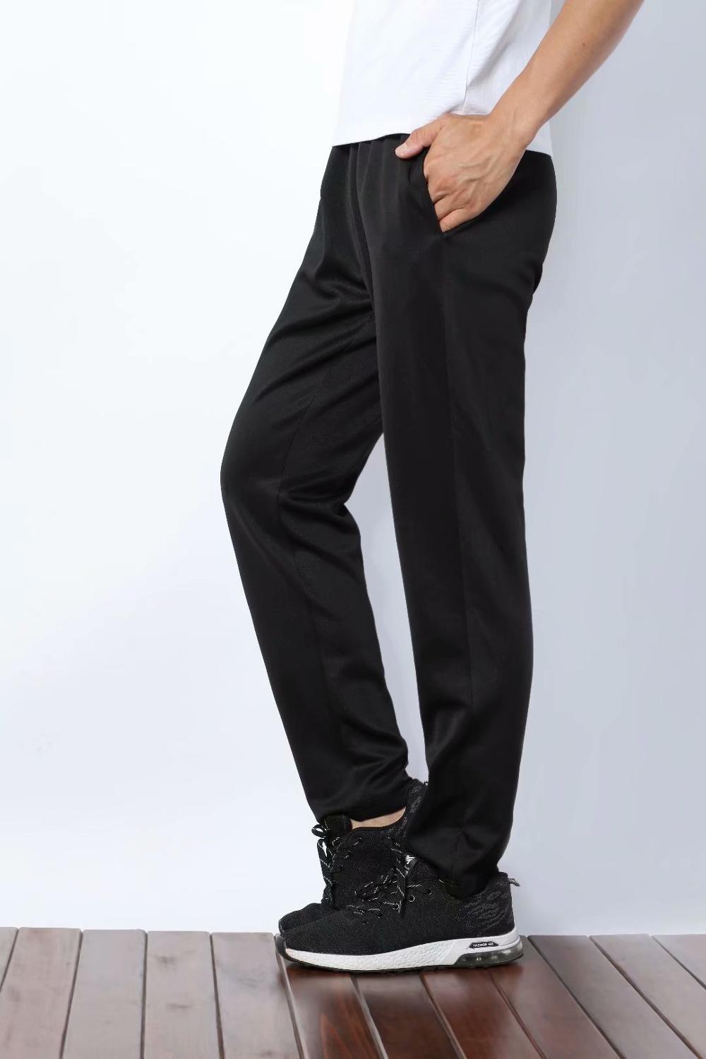 Unisex sporting long pants knitting sportswear black white sports men women training pants 97% Polyester 3% Spandex #996285