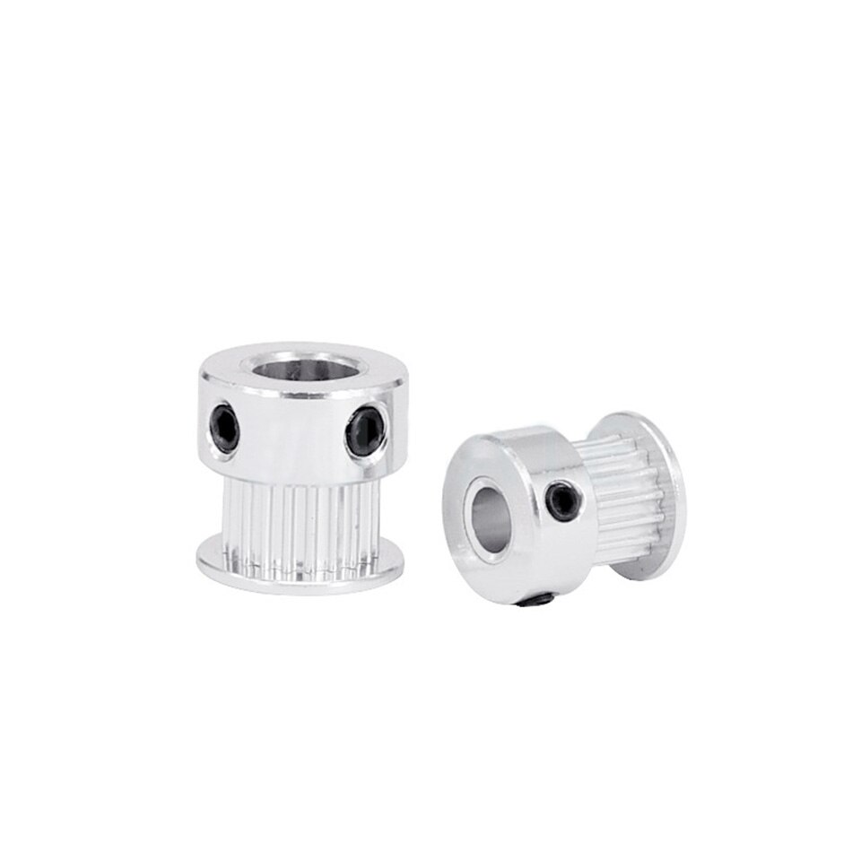 GT2 20 tooth Timing Pulley Aluminum 3D Printer Parts 2GT 20teeth Bore 5mm Width 6mm Part Synchronous Wheel Gear With Screw Teeth