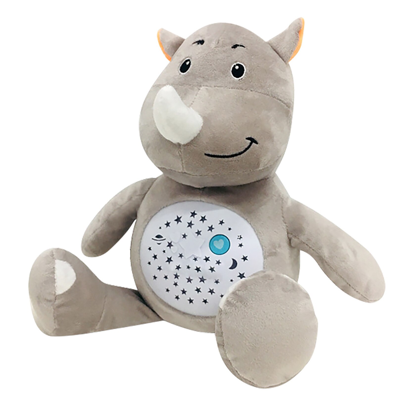 Baby Knuffels Kalm Pop Beer Witte Ruis Machine Slapen Projectie Speelgoed Dieren Knuffel Kerstcadeau Voor Kinderen: D