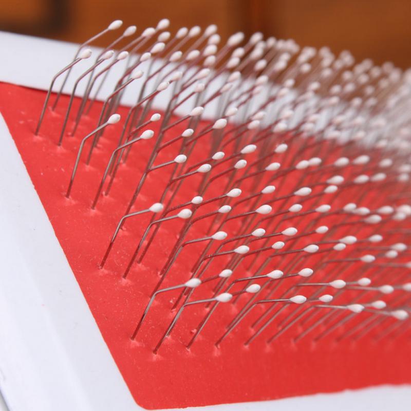 Kleine Kat Hond Kam Rood Puppy Kat Haar Grooming Oliejas Kam Gilling Borstel Quick Clean Tool