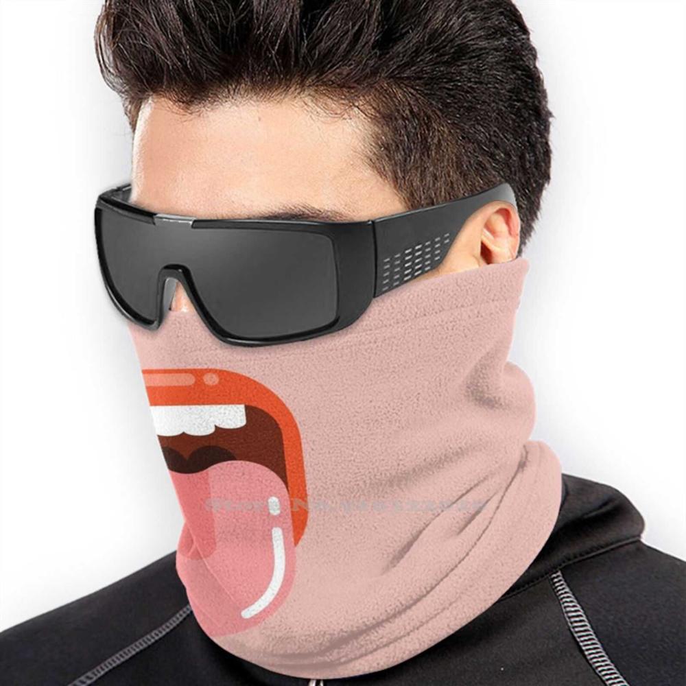 Foulard bouche et langue prêt à donner, Cycle de pêche, cyclisme, langue buccale, hygiène des dents, lèvres Sexy