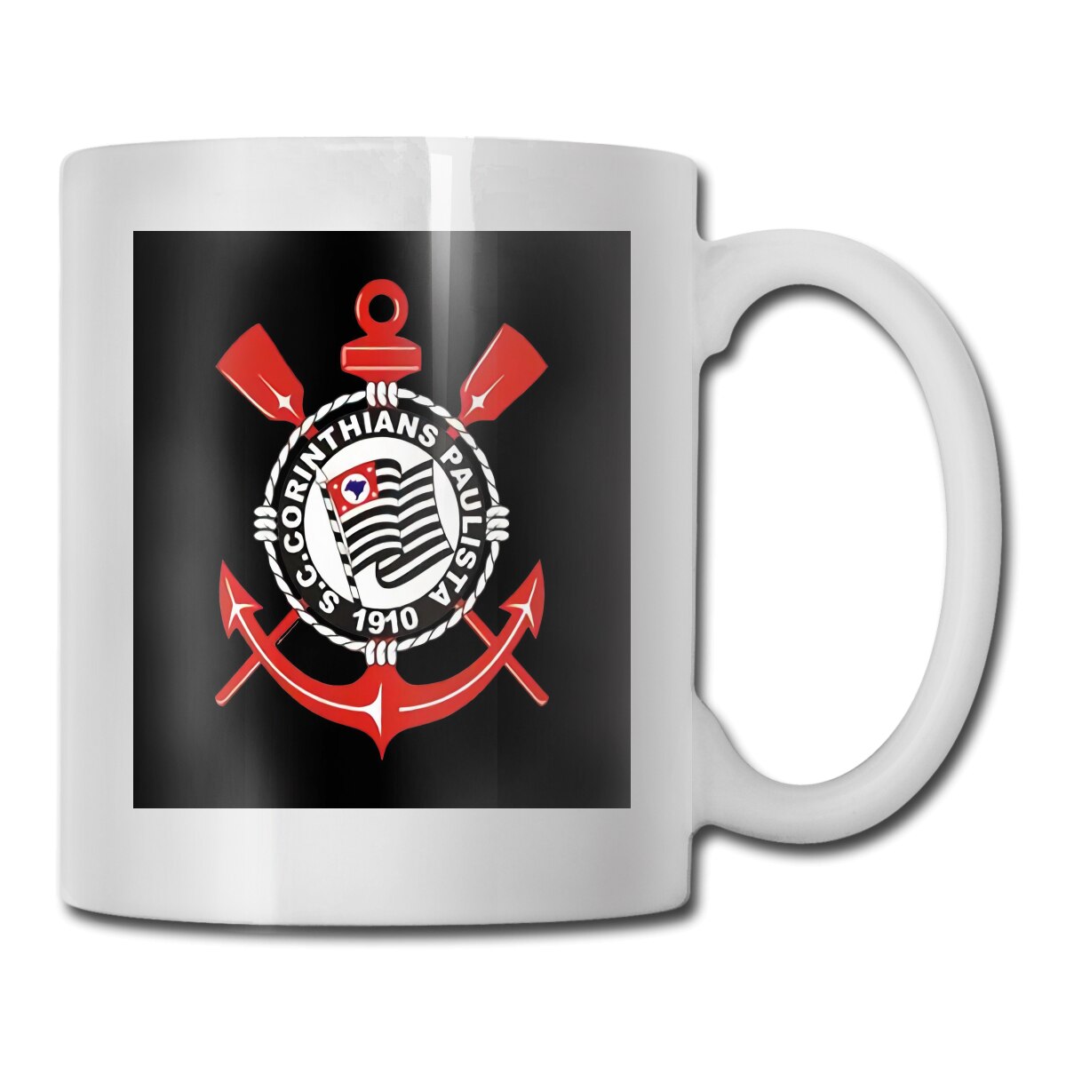 Corinthians-Escudo de fútbol de Brasil, Serie A, tazón taza, Paulista S Xxxl: Default Title