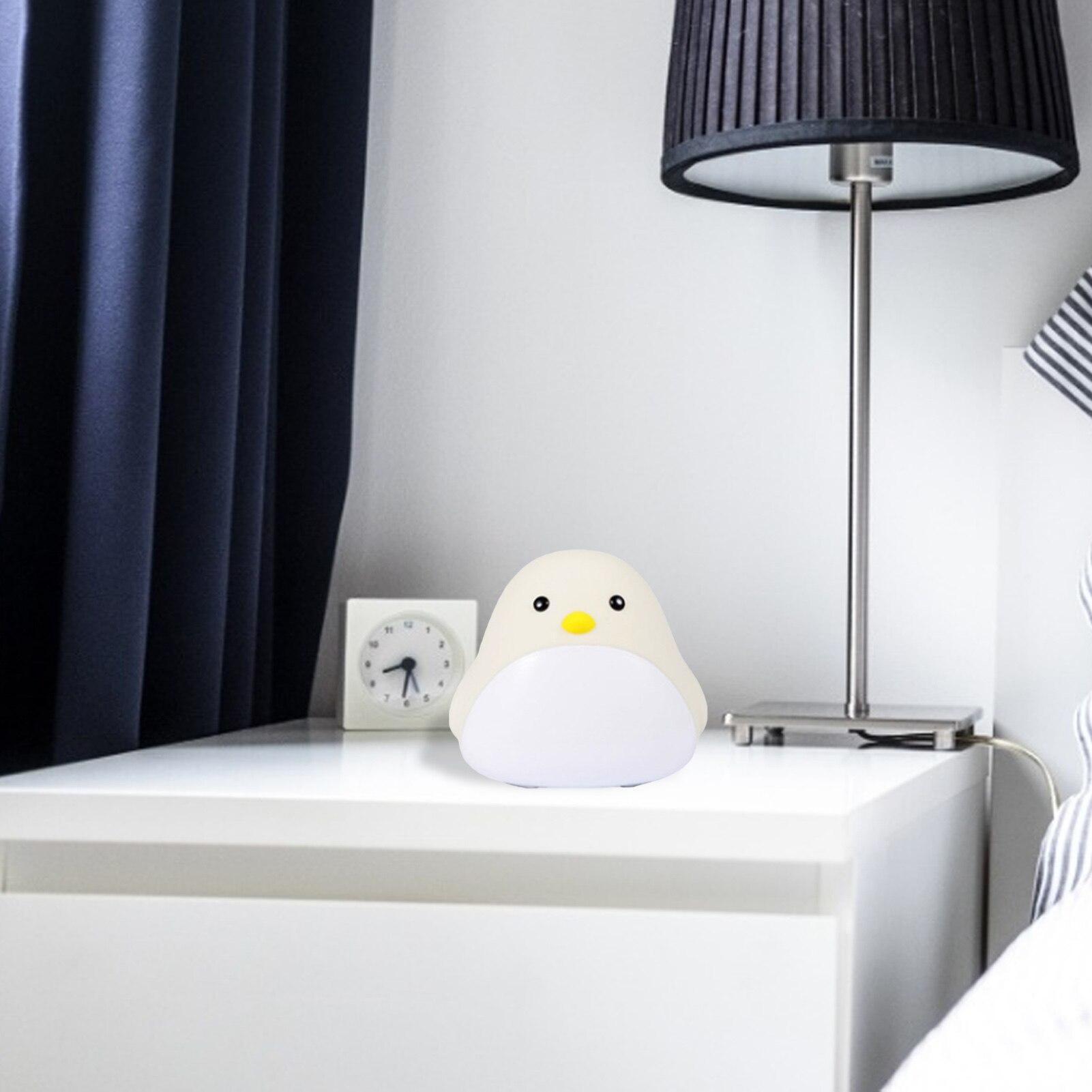 Endurance Night Light Alarm Clock 200 Hours Low Light USB Charging Luminous Children Clock For Student Kids Sleeping Clock