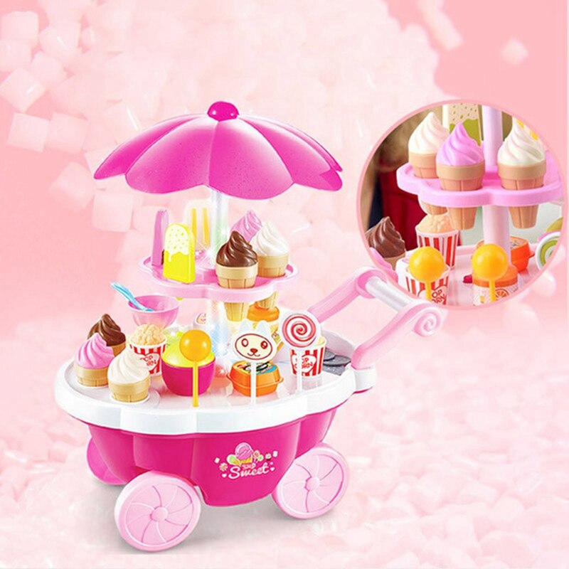 Mit Musik Simulation Eis Spielzeug Auto Wagen Spielzeug Früer Bildung Spielzeug freundlicher