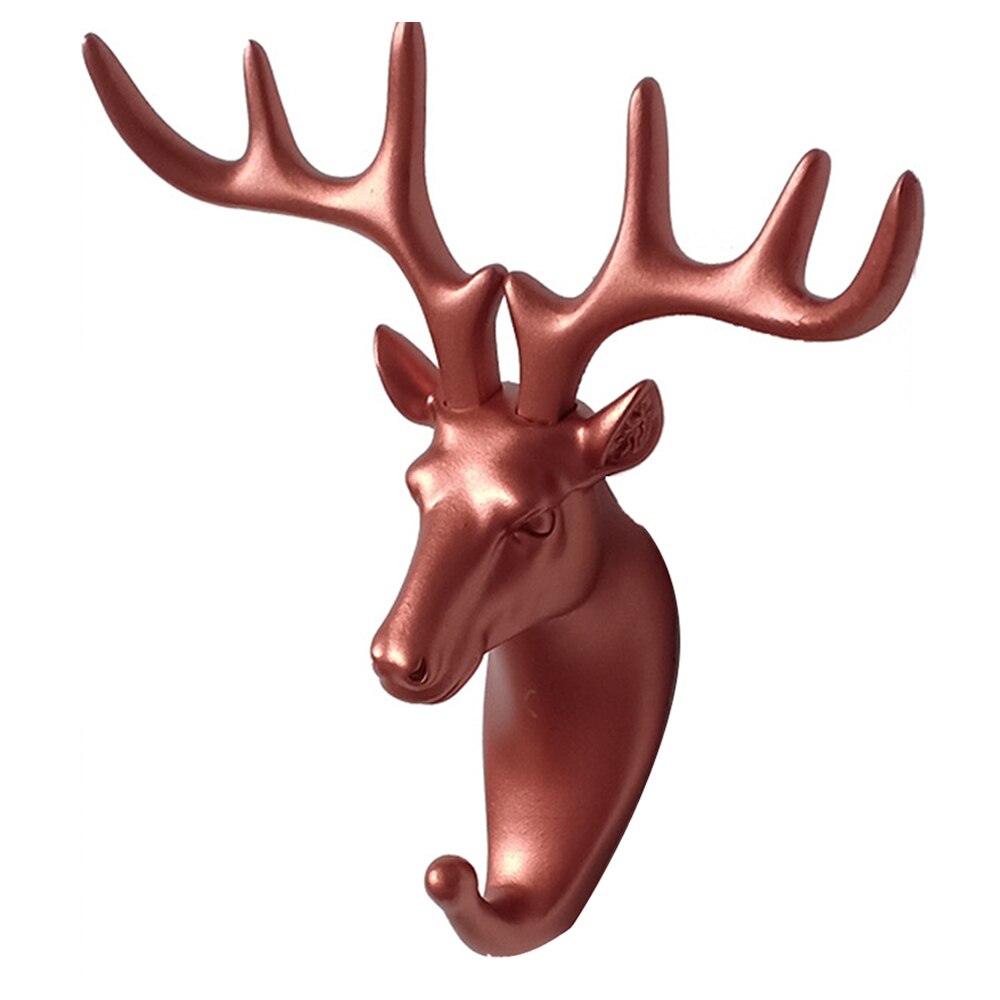 Hanger Keys American Hanging Hook Holder Wall Home Strong Seamless Sticking Hook Decorative Hook Animal Hooks: 19