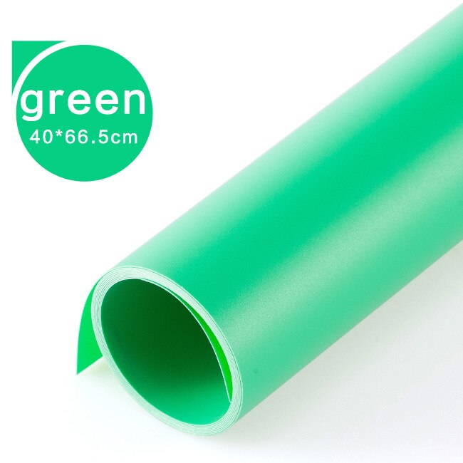Seamless green Background small size Frosted PVC 40*66.5 cm Waterproof backdrop Cloth for Photo Studio: Green