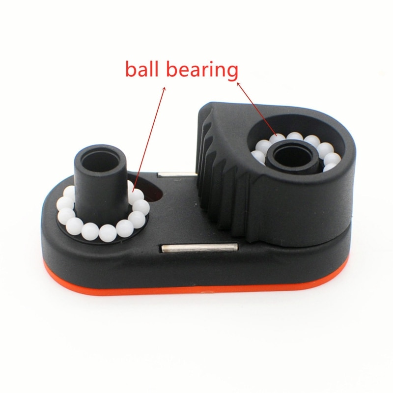 Rope Gripper Double Ball Bearing Boat Cam Cleat cord Clip Kayak Sailboat Yacht Anchor string Clamp
