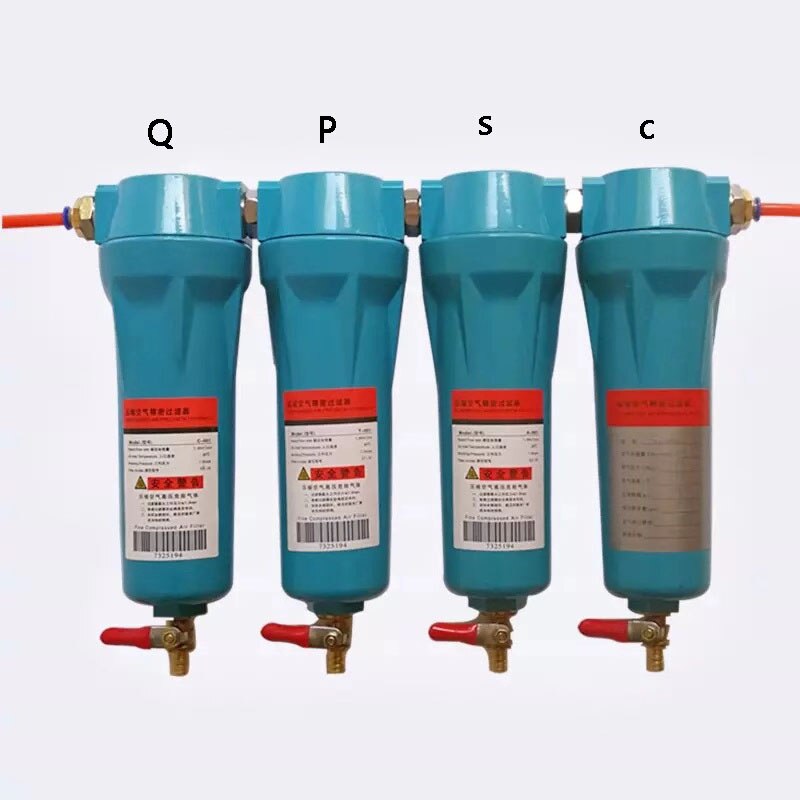 Automatische droge 3/4 " olie-waterafscheider 015 q/ p/s/c luchtcompressor accessoires perslucht precisiefilterdroger qpsc
