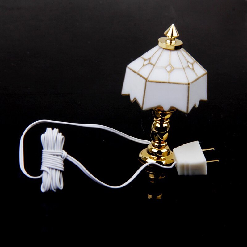 1:12 miniatur Haus Tisch Lampe Licht