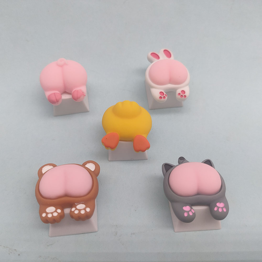 Katze Pfote Butt Schlüssel Kappe Tier Tastenkappen Für Mechanische Gaming Tastatur Benutzerdefinierte ESC Keycap Cherry Mx Schalter Für PC Für Geburtstag