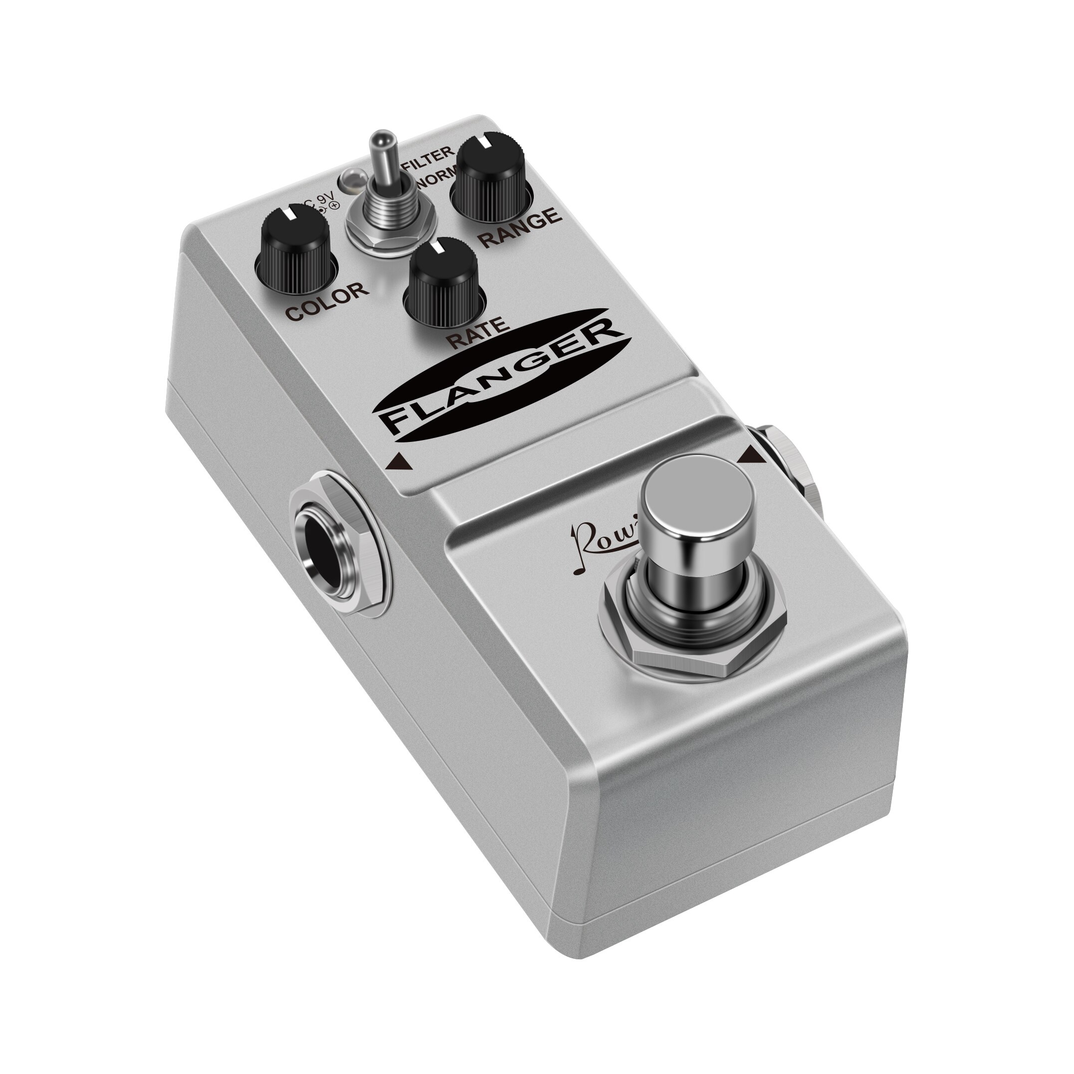 Rowin LN-312 Nano Guitar Flanger Pedal for Electric Guitar Bass True Bypass 2 Modes