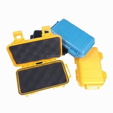 Caja de herramientas de plástico impermeable a prueba de humedad, contenedor hermético a prueba de golpes, caja de almacenamiento resistente a caídas, estuche de seguridad