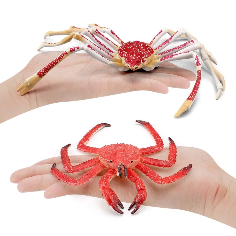 Kids Cartoon Toy PVC Made Realistic Ocean King Crab for Age 6+ Kids/Adults
