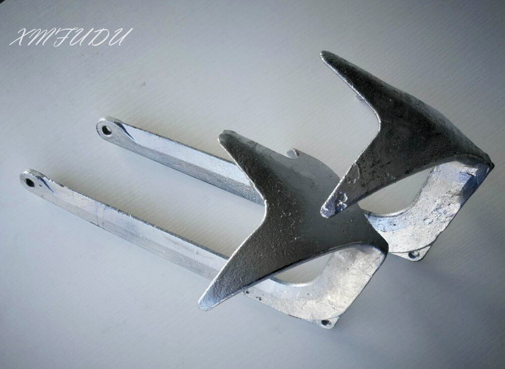 2.2 lbs 1 kg Gegalvaniseerd Staal Bruce/Klauw Boot Anker