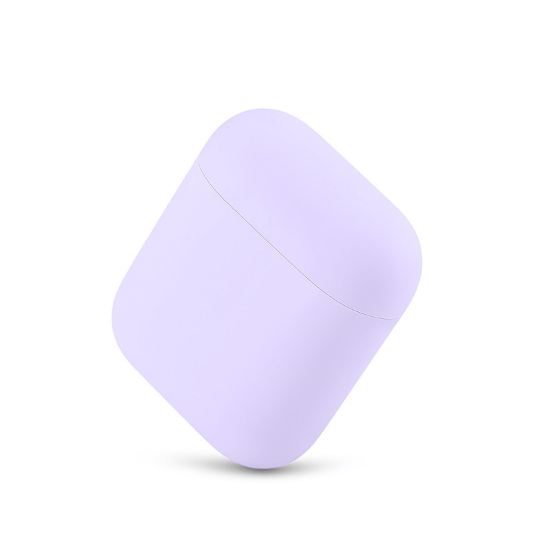 Kjoew Del Silicone di Colore Solido Per AirPods Della Copertura di Caso Per Apple Auricolare Senza Fili Custodia protettiva Auricolare Auricolare Protettiva Caso