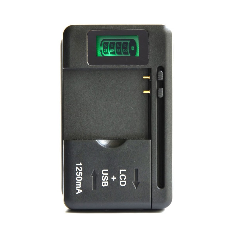 2020New Mobile Universal Battery Charger Lcd Indicator Scherm Voor Mobiele Telefoons Usb-Poort