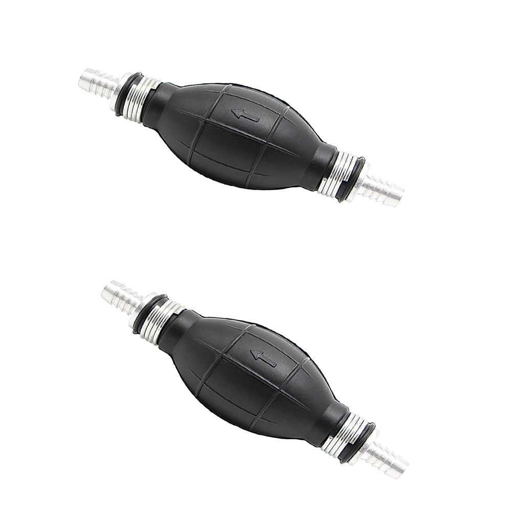 2pcs 6mm &amp; 8mm Rubber Fuel Transfer Vacuum Fuel Line for All Fuels Fits Cars, Motorcycles, Boats