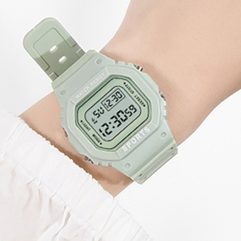 Dameshorloge sporthorloges led digitale horloges multifunctionele elektronische polshorloges dames goedkope prijs