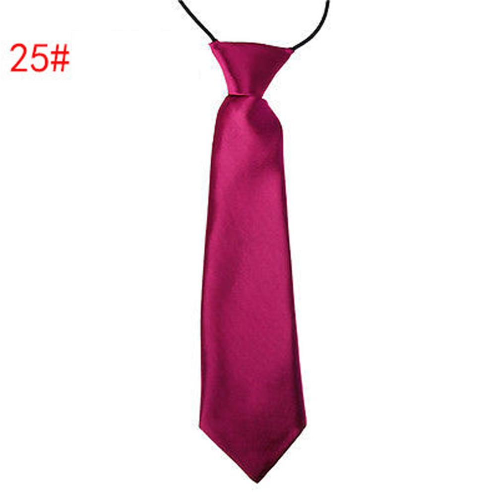 Cravate élastique solide pour enfants, accessoires de costume, chemise, petite cravate de mariage pour garçons: 08
