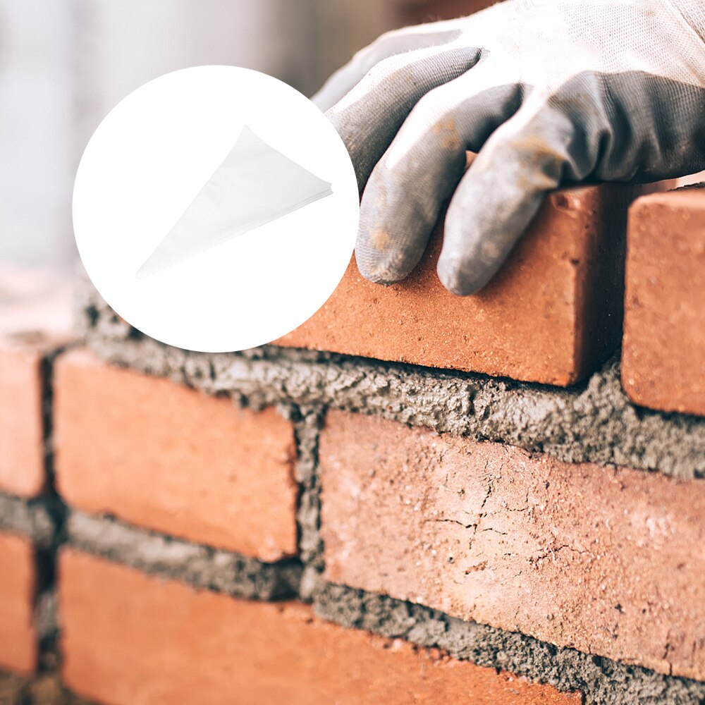 50pcs Grout Bag Tile Mortar Bag Heavy Duty Masonry Bag Piping Cement Bag Pouch