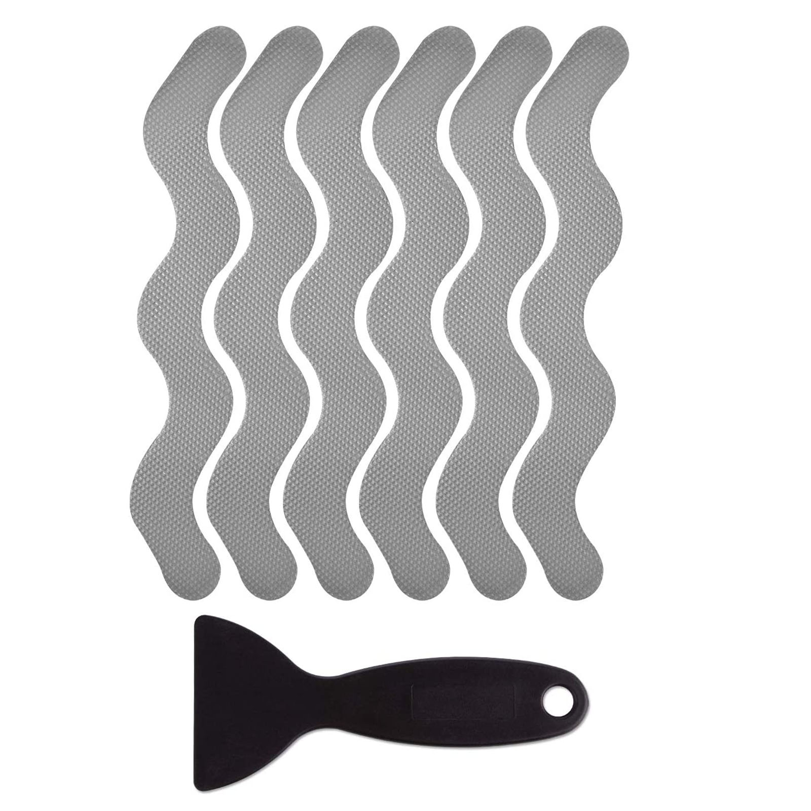 Adhesive Decals Bathtub Strips Safety Anti Slip Adhesive Anti Slip Stickers Black Gray Translucent Pink Blue Non-slip Stickers: gray