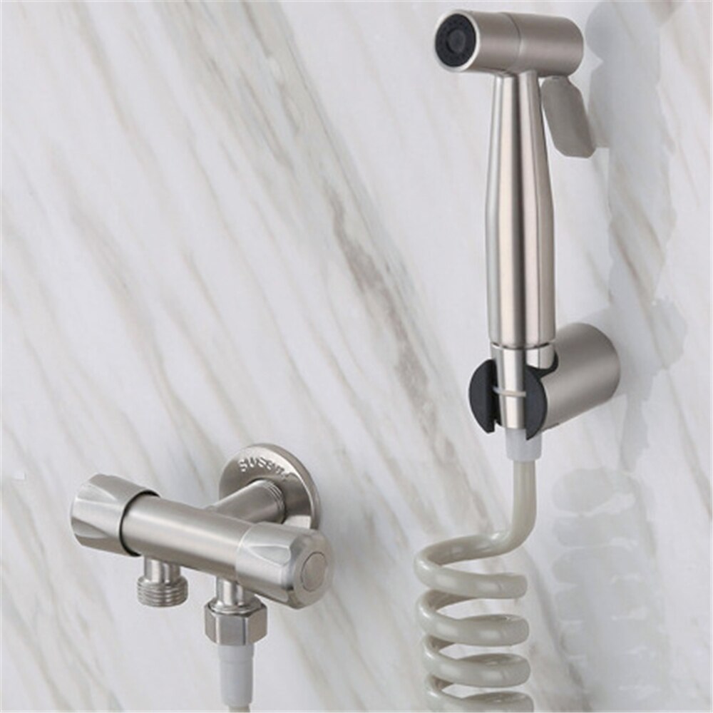 Bidet Sproeier Bidet Kranen Wc Hand Spuiten Rvs Bidet Set Wc Bidet Sproeier Zelfreinigende Douche Voor Badkamer