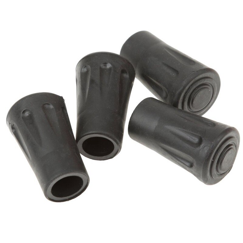 4 Stuks Vervangende Rubber Tips End Voor Wandelen Stok Walking Trekking Poles 4Cm