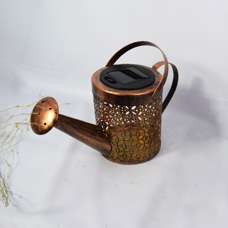 Garten Landschaft Solar- Gießkanne Ornament Lampe Dusche LED-leuchten Schnur Hof Rasen Kunst Licht Dekoration Garten Wohnkultur: 02