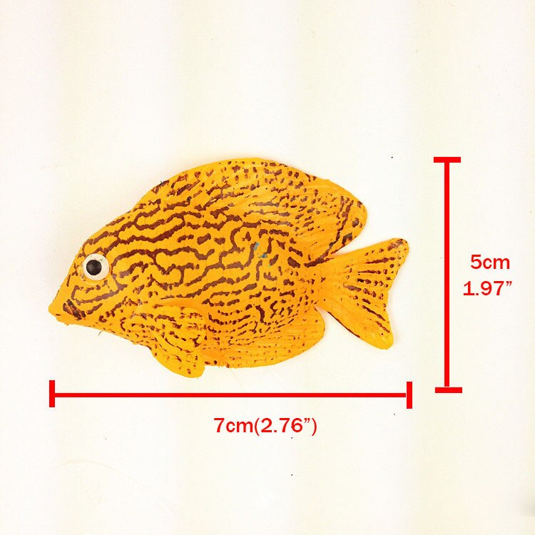 Simulation Ocean Tropical Fish Luminous Simulation Clownfish Guppies Angelfish Aquarium Landscaping Decorations