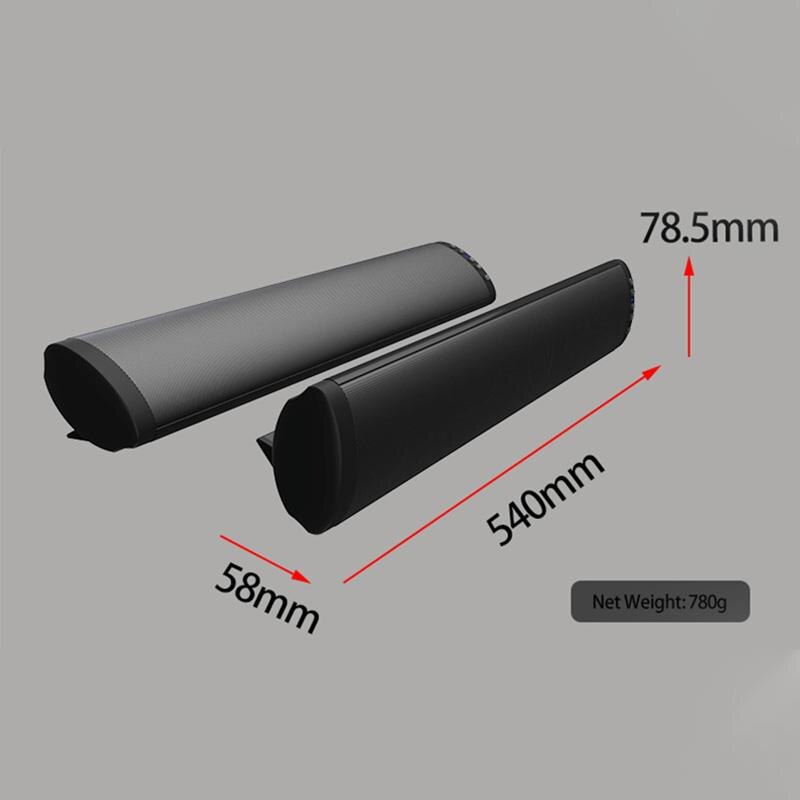 20W Bluetooth Soundbar Draadloze Speaker Fm Muziek Home Theater Kolom Surround Stereo Geluid Bar Systeem Voor Tv Pc Smartphone