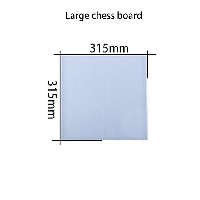1PC International Chess Silicone Molds Crystal UV Epoxy Resin Checkerboard Mould for DIY Crafts Making Tools