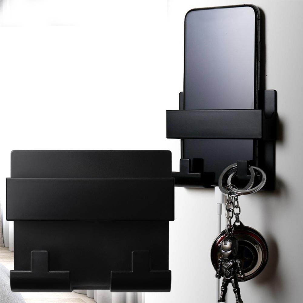 Colar estilo rack suporte de carregamento do telefone móvel suporte berço celular carregamento keyring para iphone gancho de armazenamento parede telefone hange v4t6