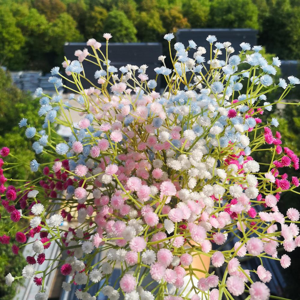 1 stk/simuleringsblomst gypsophila liten enkeltblomst hjemmedekorasjon simuleringsbukett brudebukett gypsophila