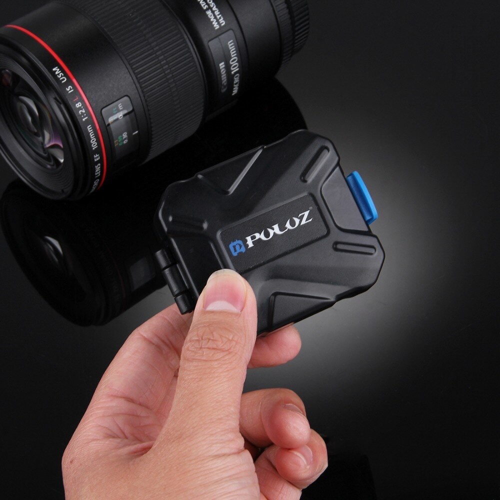11 in 1 Memory Card Case Houder Waterdicht Opbergdoos Protector voor 3SIM + 2XQD + 2CF + 2TF + 2SD Kaart