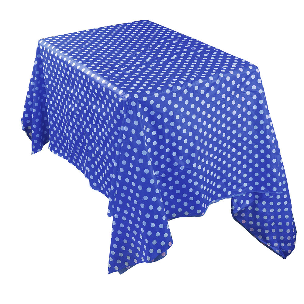 25 # Plastic Tafelkleed Tafelkleed Cover Party Bruiloft Catering Evenementen Servies Tafel Rok Decoratie 11 Kleuren: Dark Blue