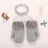 Winter Handschoenen Kids Peuter Baby Meisjes Jongens Outdoor Winter Patchwork Warm Houden Wanten Handschoenen Handschoenen Soort Перчатки Зимние: D