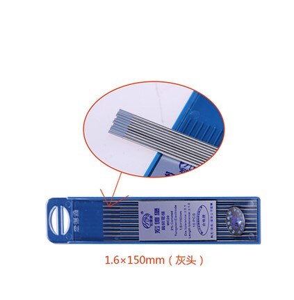 Tungsten electrode argon arc welding electrode tungsten needle 150mm 1.6 / 2.0 / 2.4 /: 1.6  150mm grey head