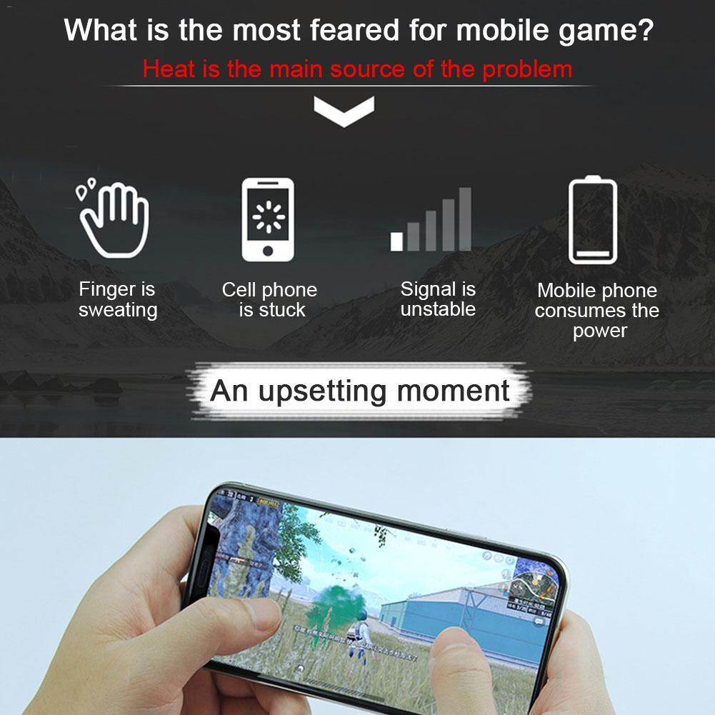 Tragbare Lüfter Gamepad Spiel Griff Heizkörper Handy Kühler Mini Kühlung Fans Für iPhone Samsung Huawei Xiaomi Tablet