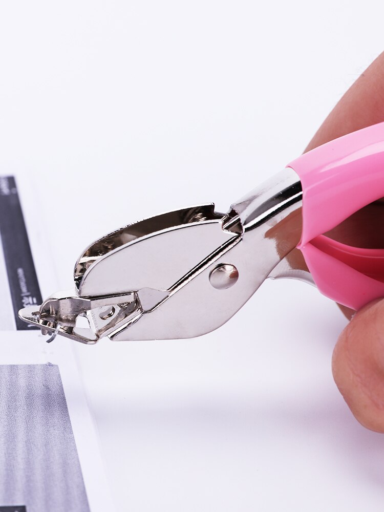 Handheld Metal Staple Remover Effortless Paper Document Staples Tools Office Nail Puller