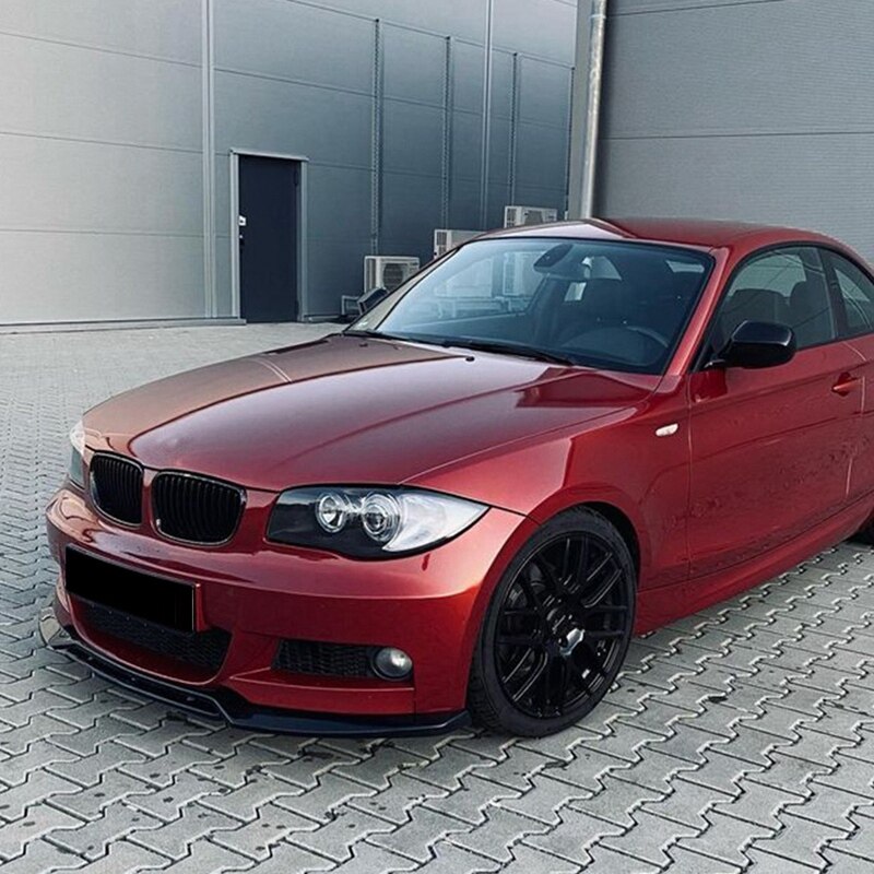 Kit de lame de pare-choc avant pour BMW série 1 E82 E88 2007 – , 4 pièces/ensemble