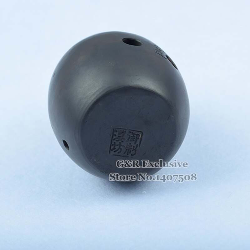 Chinois antique Xun flûte noire poterie Instruments de musique chine ethnique musique verticale vent Flauta 8 trous débutant