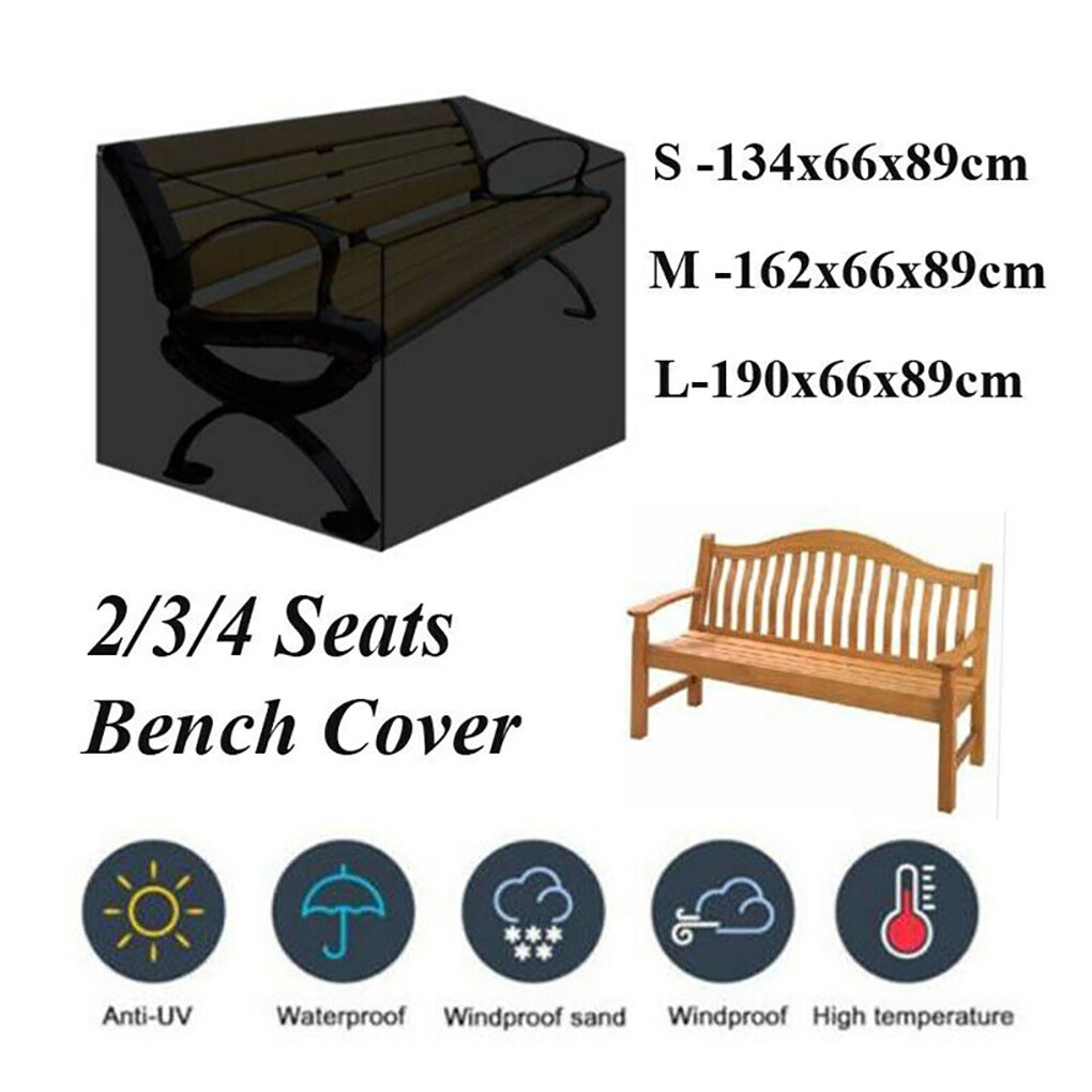 2/3/4 seats Sofa Dust Cover Waterproof Outdoor Patio Couch Chair Lounge Slipcover Shade Oxford Cloth Furniture Protector