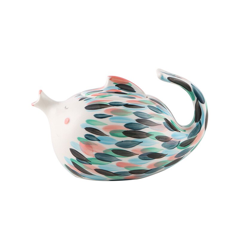 Ceramic Tea Set AfternoonTea Hand-painted Teaset Dessert Dish Snack Plate Coffee Cup Mother's Day Premium Teapot