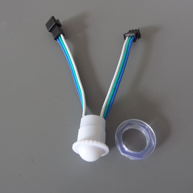 WS2813 addressable 16mm diameter;DC5V;RGB full color led smart module;0.24W(one 5050 SMD LED);IP68;milky cover